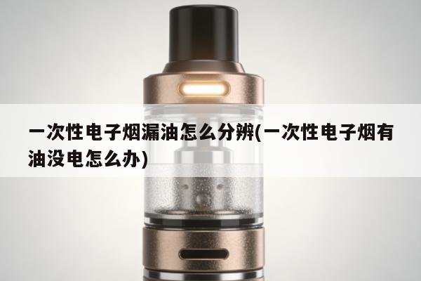 一次性電子煙漏油怎麼分辨(一次性電子煙有油沒電怎麼辦)