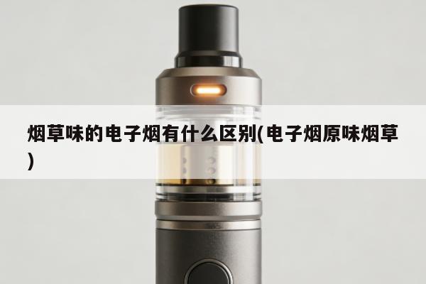 煙草味的電子煙有什麼區別(電子煙原味煙草)
